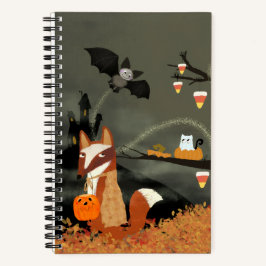 Cuaderno Cute Fox y Bat Sketch Journal