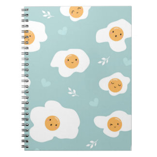Cuaderno Cute Fried Eggs Spiral Notebook