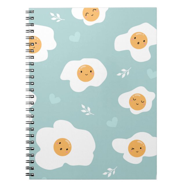 Cuaderno Cute Fried Eggs Spiral Notebook (Frente)