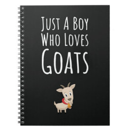 Cuaderno Cute Fun Goat Gifts For Boys For Kids