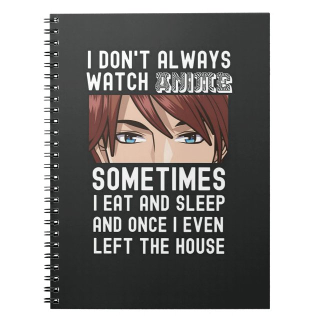 Cuaderno Cute Funny Anime Gifts For Teen Boys Kids Men (Frente)