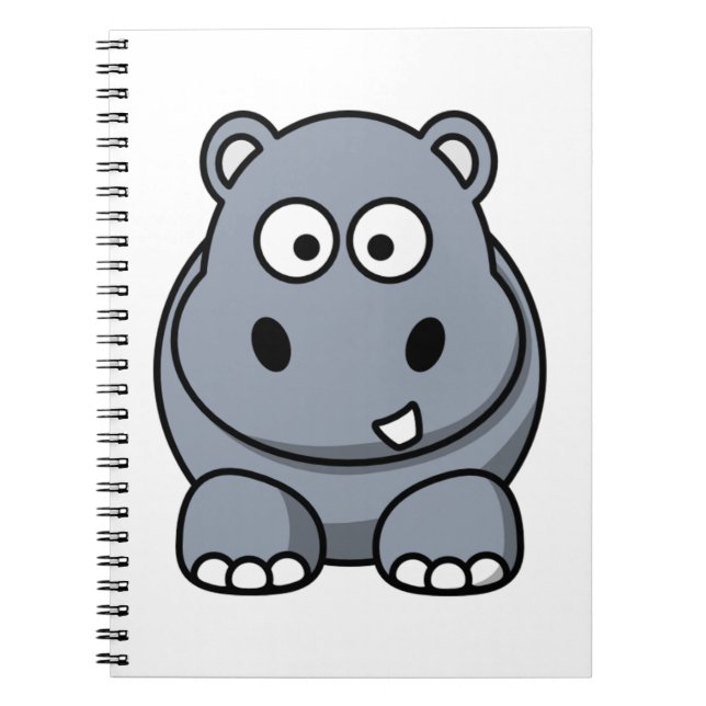 Cuaderno Cute Funny Hippo (Frente)