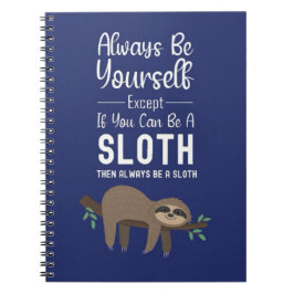 Cuaderno Cute Funny Sloth Gift Ideas Relax Humor Animal Kid