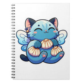 Cuaderno Cute gato de hada con bolas