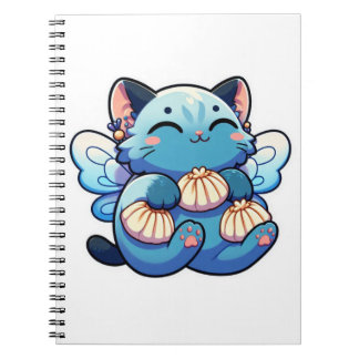 Cuaderno Cute gato de hada con bolas