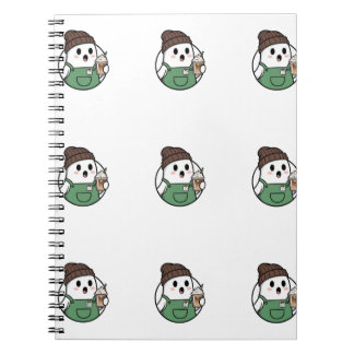 Cuaderno Cute Ghost Coffee Notebook