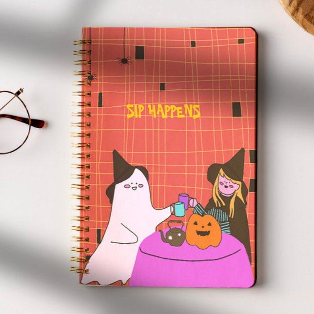 Cuaderno Cute Ghost & Witch Halloween  (Subido por el creador)