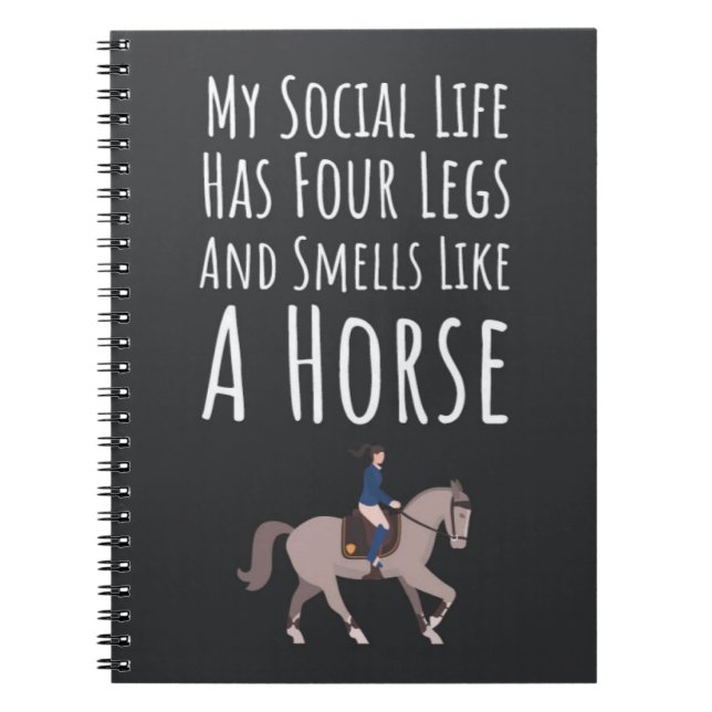 Cuaderno Cute Gifts For Equestrian Riders Horse Lover Funny (Frente)