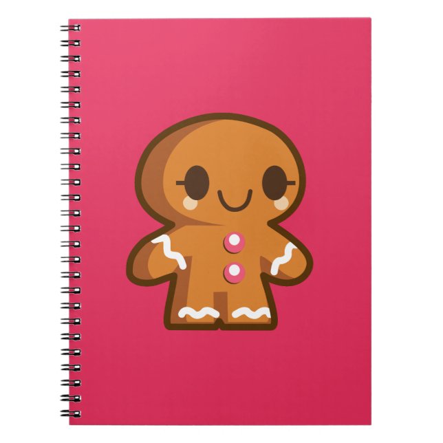 Cuaderno Cute Gingberbread Man (Frente)