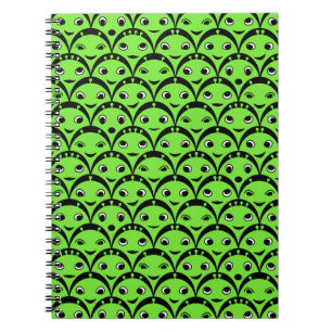 Cuaderno Cute Green Alien Notebook