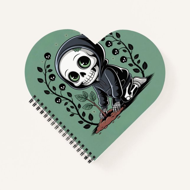 Cuaderno Cute Grim Reaper (Anverso)