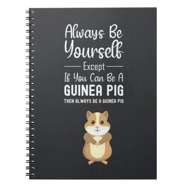 Cuaderno Cute Guinea Pig Gifts Funny Pet Animal Humor Team (Frente)