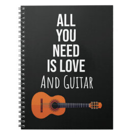 Cuaderno Cute Guitar Player Gifts Instrument Music Lover