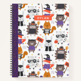 Cuaderno Cute Halloween Animals Personalized Sketchbook