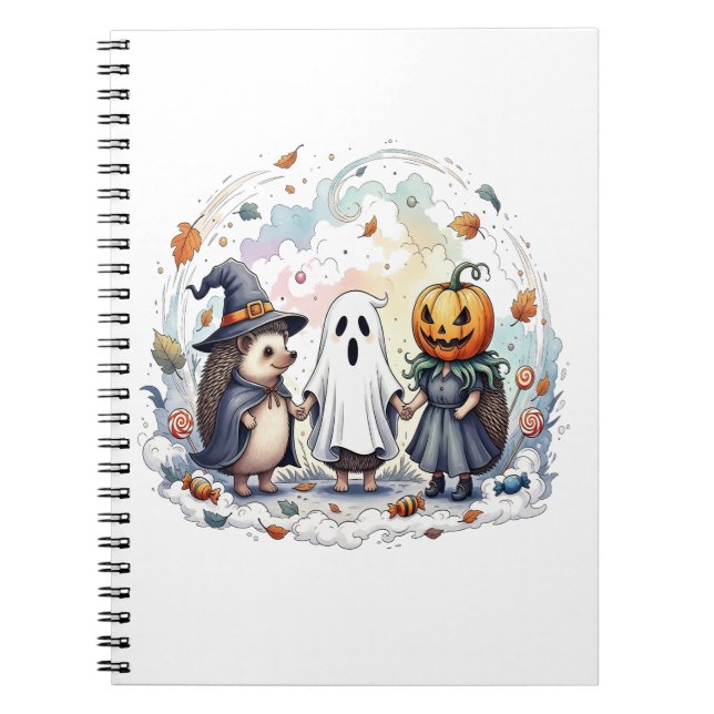 Cuaderno Cute Halloween Hedgehogs Costume (Frente)