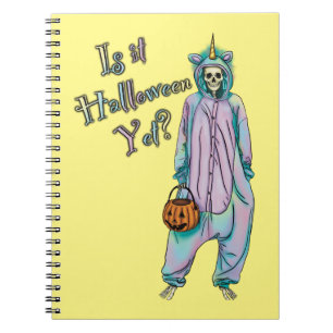 Cuaderno Cute Halloween Skeleton Notebook