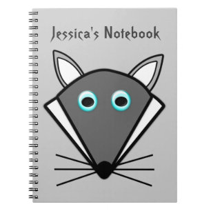 Cuaderno Cute Halloween Wolf Personalizable Notebook
