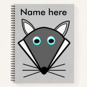 Cuaderno Cute Halloween Wolf Spiral Notebook