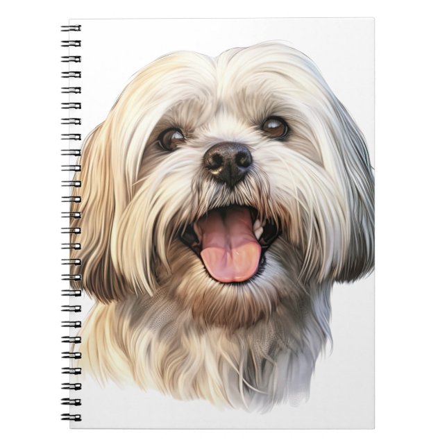 CUADERNO CUTE HAPPY LHASA APSO PUPPG DOG (Frente)