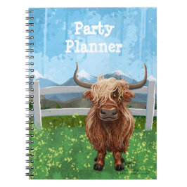 Cuaderno Cute Highland Cow