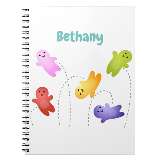Cuaderno Cute jelly bebés dulces personalizado (Frente)