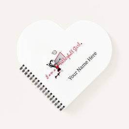 Cuaderno Cute joven Chica portátil de voleibol