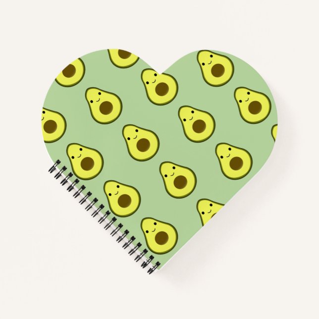 Cuaderno Cute Kawaii Aguacate (Anverso)