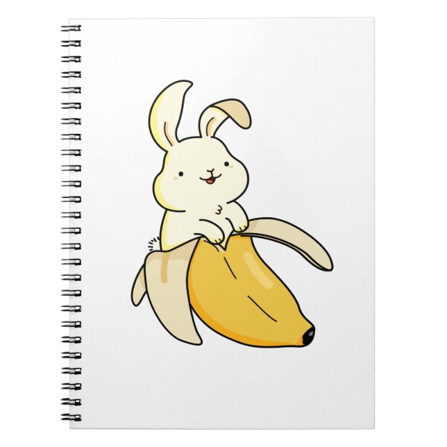 Cuaderno Cute Kawaii Banana Bunny (Frente)