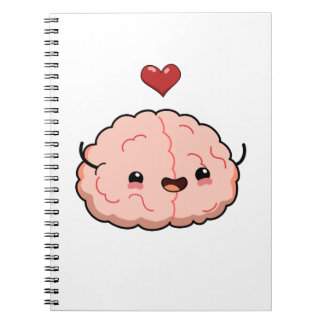 Cuaderno Cute Kawaii Brain
