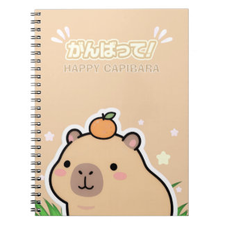 Cuaderno Cute Kawaii Capybara Notebook 