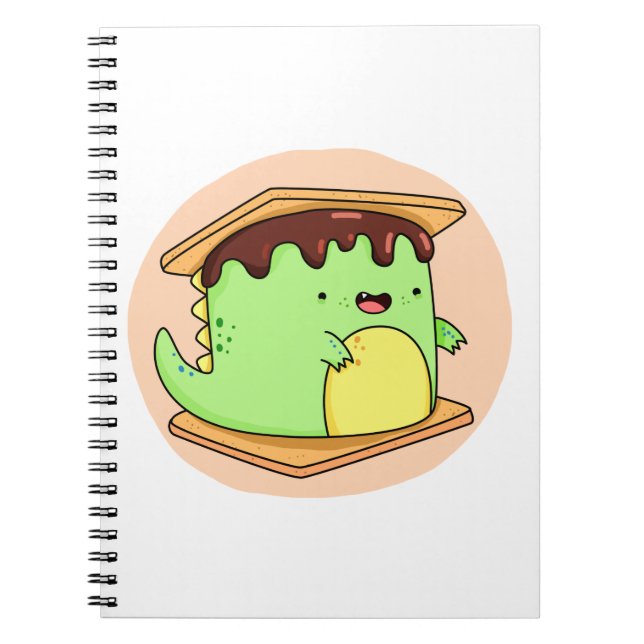 Cuaderno Cute Kawaii Dino-smore (Frente)