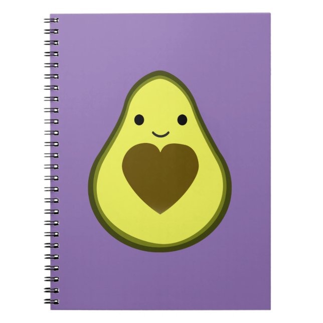 Cuaderno Cute Kawaii Happy Love Aguacate (Frente)