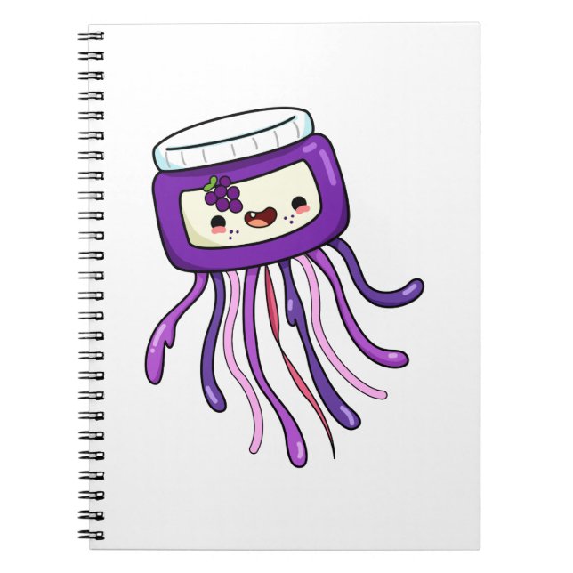 Cuaderno Cute Kawaii Jellyfish (Frente)