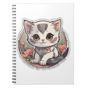 Cuaderno Cute Kawaii Kitten