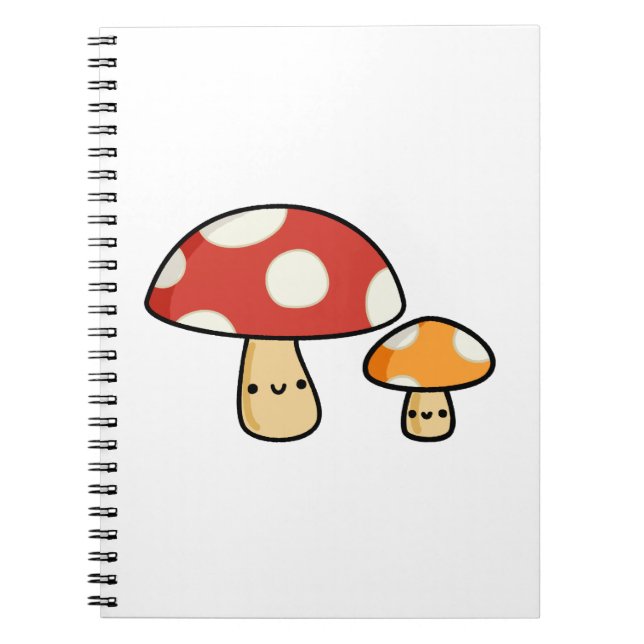 Cuaderno Cute Kawaii Mushroom (Frente)