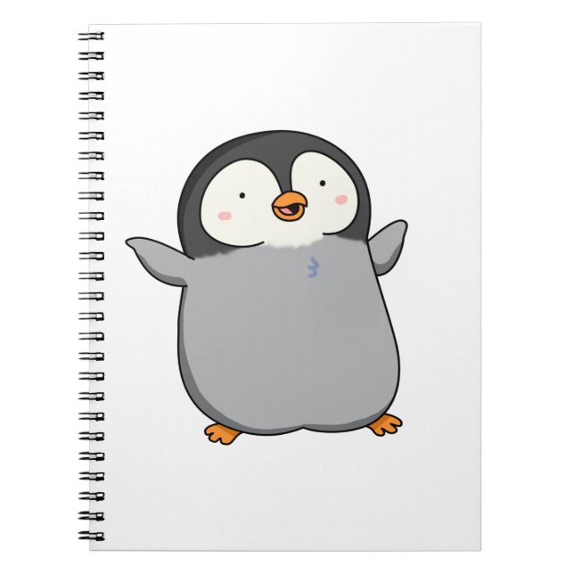 Cuaderno Cute Kawaii Penguin (Frente)