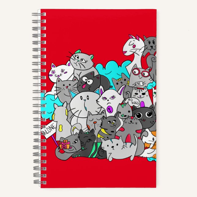 Cuaderno Cute Kitten Mashup (Anverso)