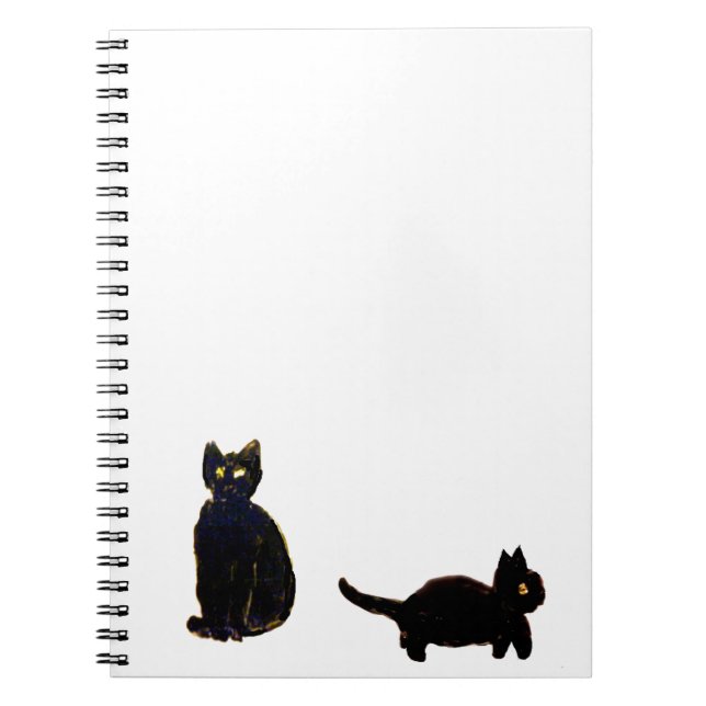 Cuaderno Cute Kitty Black Cats (Frente)
