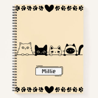 Cuaderno Cute Kitty Notebook