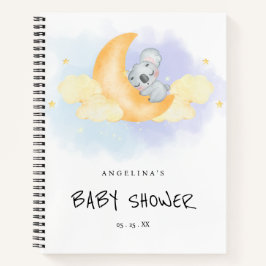 Cuaderno Cute Koala Baby Shower Gift List
