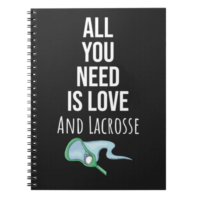 Cuaderno Cute Lacrosse Gifts Merch Awesome Team Players (Frente)