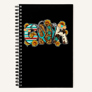Cuaderno Cute Leopard Cma Enfermera de la Vida Cma Agradece
