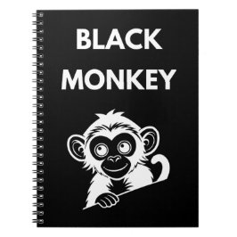 Cuaderno Cute Little Black Monkey