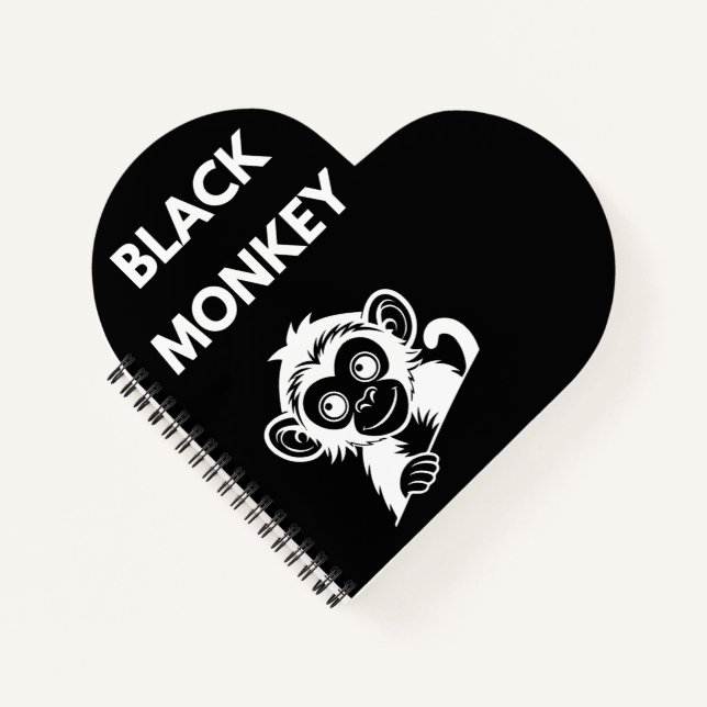Cuaderno Cute Little Black Monkey (Anverso)