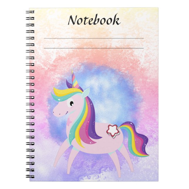 Cuaderno Cute little unicorn  (Frente)