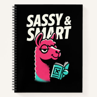 Cuaderno Cute Llama Reading Book