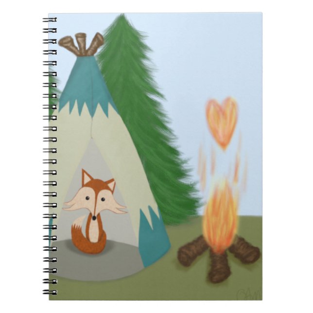 Cuaderno Cute Lone Fox (Frente)