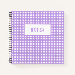 Cuaderno Cute malva índigo morado y blanco para portátiles