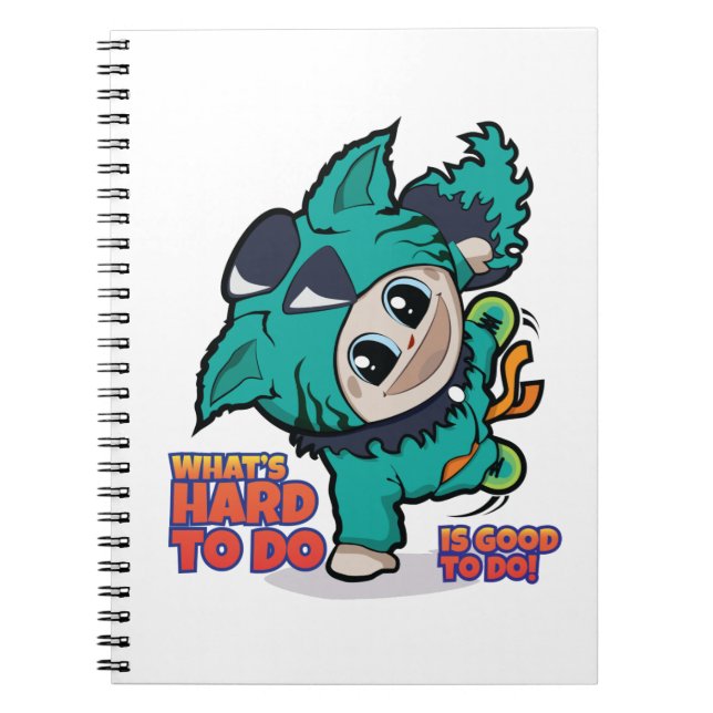 Cuaderno Cute manga personalizado portátil (Frente)