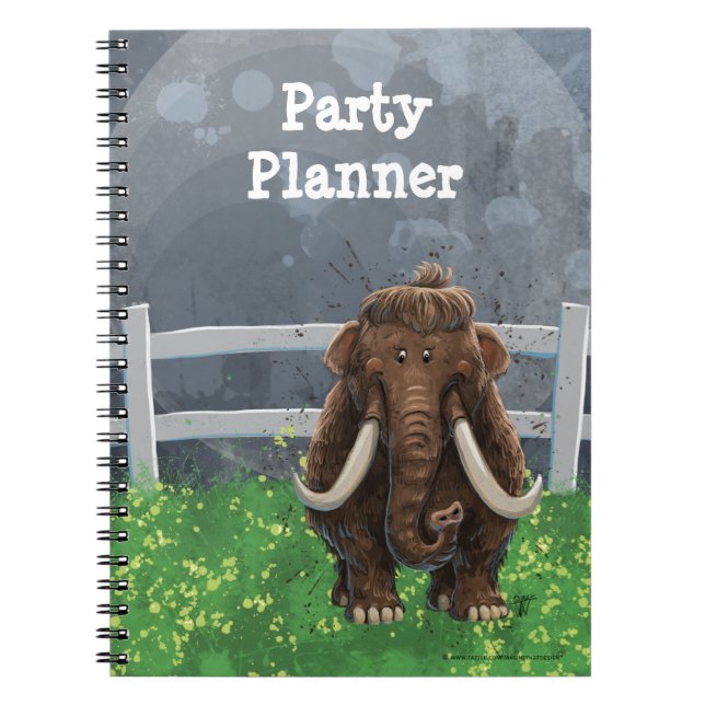 Cuaderno Cute Mastodon (Frente)
